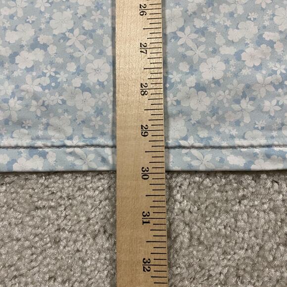 U.S. Open Polo Shirt Mens M 122nd The Country Club Golf Blue Floral Stretch - Picture 7 of 8